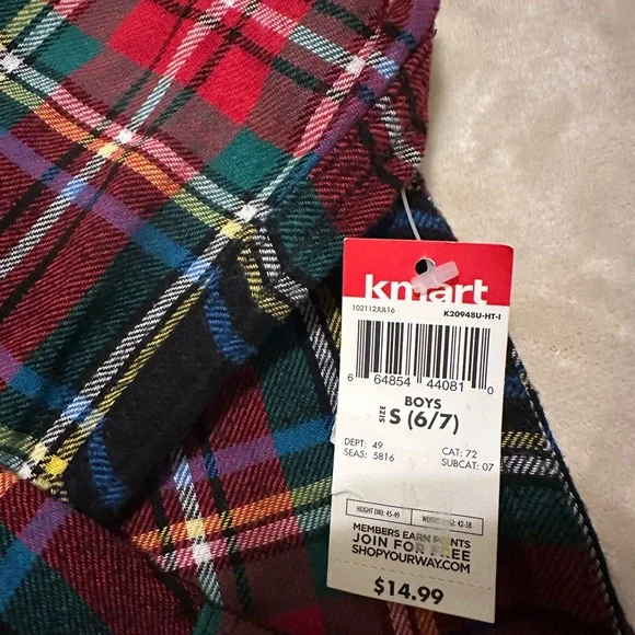 Colorful Plaid Boys' Shirt - Picture 3 of 6